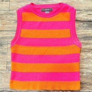 Primark Kids Vibrant Pink and Orange Tank Top